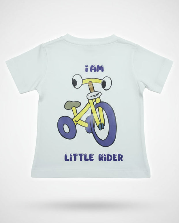 “Little Rider” Premium Cotton Short Sleeve T-Shirt (Ages 18 months to 6 Years)