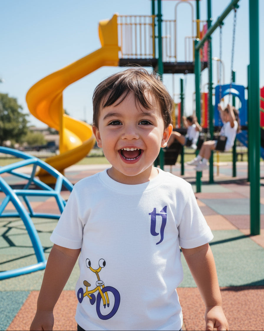 “Little Rider” Premium Cotton Short Sleeve T-Shirt (Ages 18 months to 6 Years)